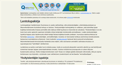 Desktop Screenshot of lentolupakirja.com